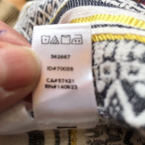 ANN Taylor Loft striped cotton blend shorts with drawstring. Size 12. - Picture 9 of 9